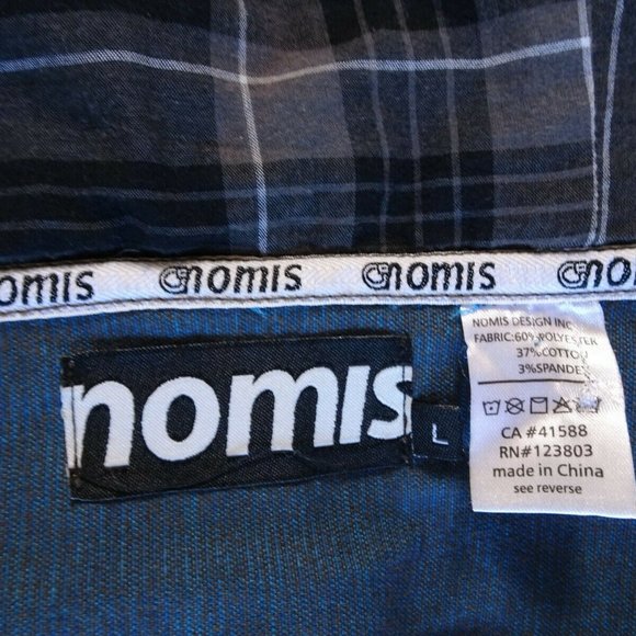 Nomis Shimmer Hoodie Sweatshirt Full Zip Jacket Size Large - Picture 6 of 7